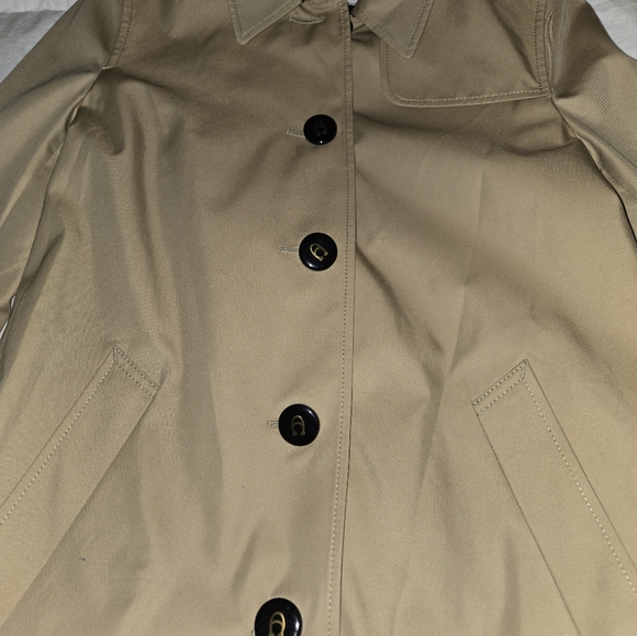 Authentic Women's COACH Trench Coat - Size 6 (khaki Color) - Picture 4 of 4